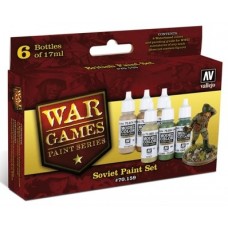 Paint set Soviet infantry