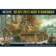 Bolt Action : SdKfz 251/1 ausf D halftrack (plastique)
