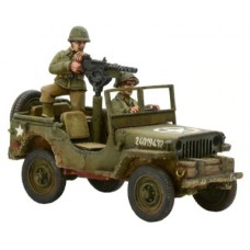 Bolt Action : US Army : Jeep with 30 Cal MMG