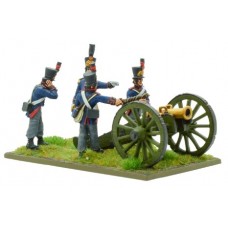 Napoleonic Dutch-Belgian Foot Artillery With 5.5-Inch Howitzer