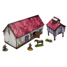 Pre-painted WW2 : Normandie Écurie avec pigeonnier