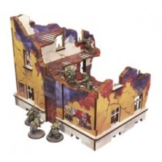 Pre-painted WW2 : Ostfront Stalingrad : School Right (with 3rd floor)