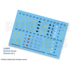 Décalcomanies : Panzer div. allemande Set 2