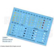 Décalcomanies : Panzer div. allemande Set 3