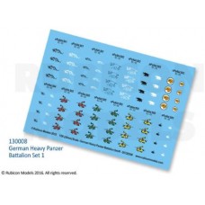 Décalcomanies : Panzer div. allemande lourds Set 1
