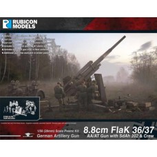 8.8cm Flak 36/37 AA/AT Gun with SdAh 202 + Crew